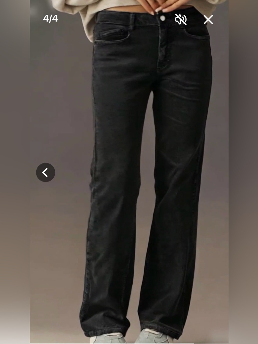 Flamingals Corduroy Mid Waist Flare Leg Jeans